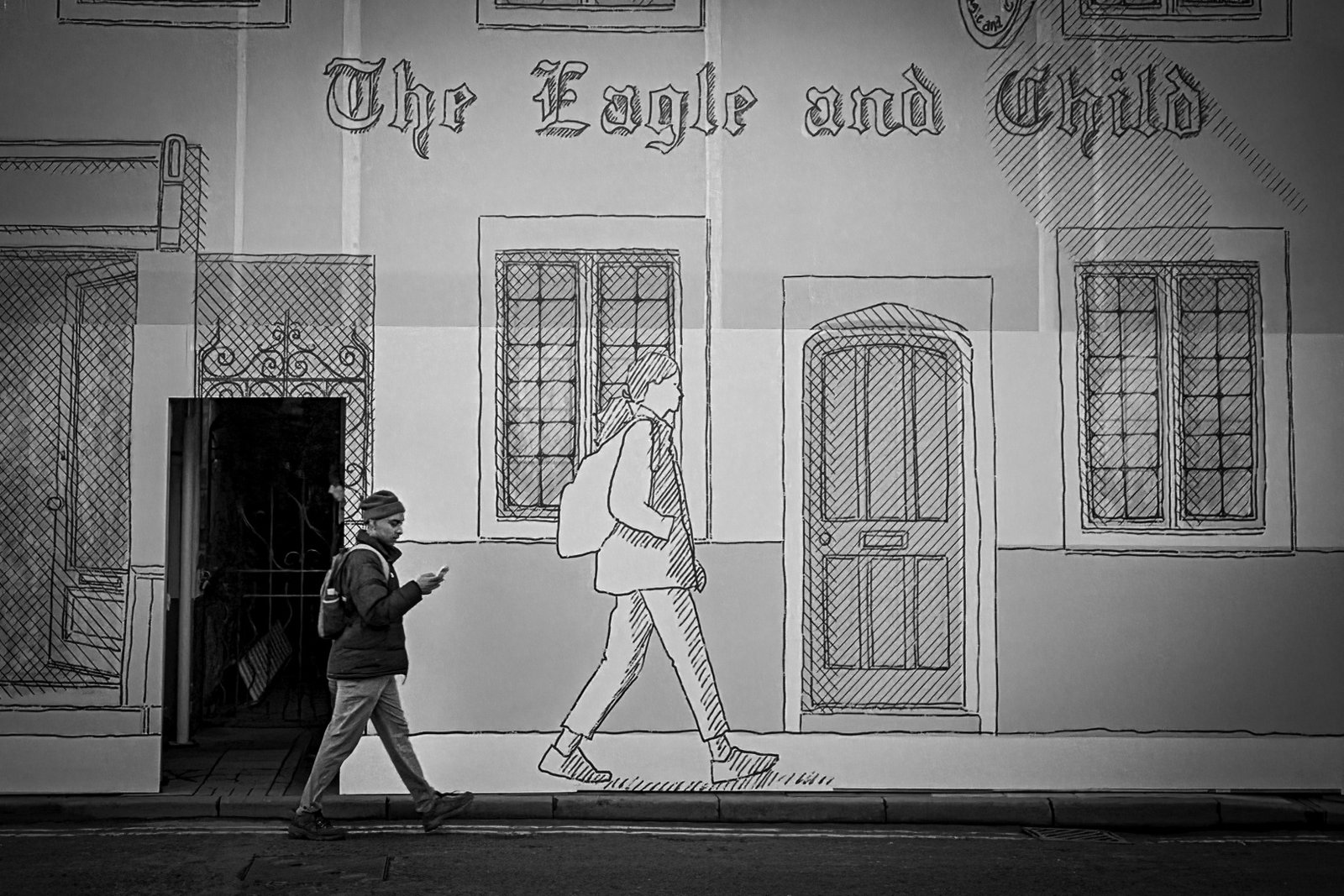 Ian Bray - Eagle and Child walkers.jpg